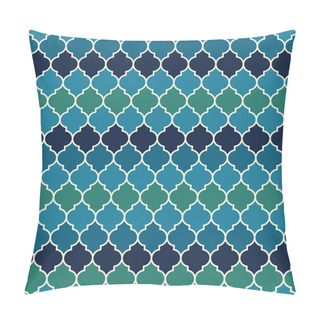 Personality  Flat Moroccan Seamless Pattern Vector Pillow Covers