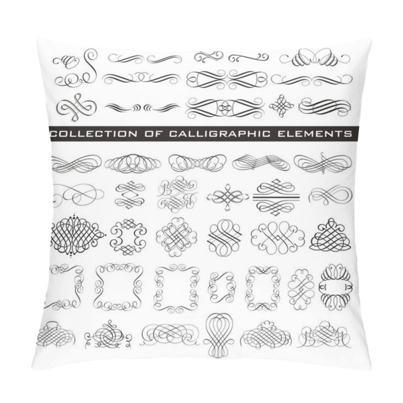 Personality  Set of decorative design elements and page decor pillow covers