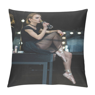 Personality  Ballerina Drinking Water Pillow Covers