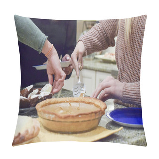 Personality  Hand Cutting Warm Pumpkin Pie Pillow Covers