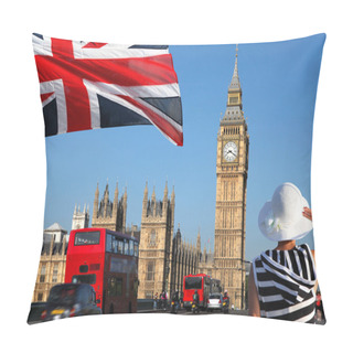 Personality  Big Ben With Bridge In London, UK Pillow Covers
