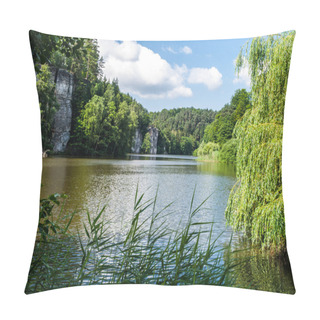 Personality  Vezak Lake In Bohemian Paradise Pillow Covers