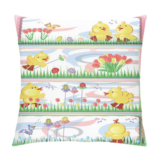 Personality  Easter Banners Pillow Covers