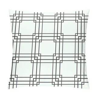 Personality  Design Seamless Monochrome Grating Pattern. Abstract Background. Vector Art Eps10 Pillow Covers