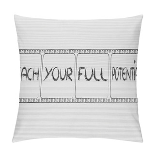 Personality  Reach Your Full Potential Pillow Covers