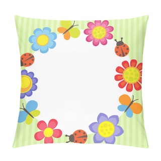 Personality  Flower Frame Pillow Covers