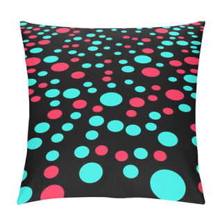 Personality  Abstract Glitch TikTok Background. Vector Illustration. Abstract Background. Light. Futuristic Blue Red Gradient Vector Black Background Contrast Color Border Digital Dynamic Elegant. TikTok, Tik Tok Pillow Covers