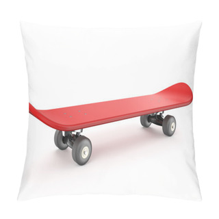 Personality  Red Skateboard Pillow Covers