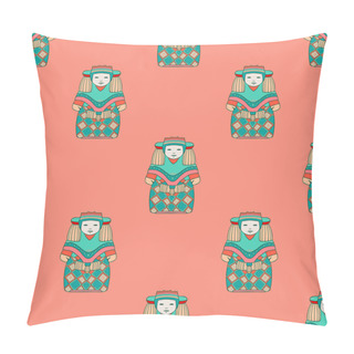 Personality  Aztec Traditional Dolls Pillow Covers