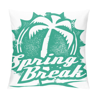 Personality  Spring Break Vacation Graphic Pillow Covers