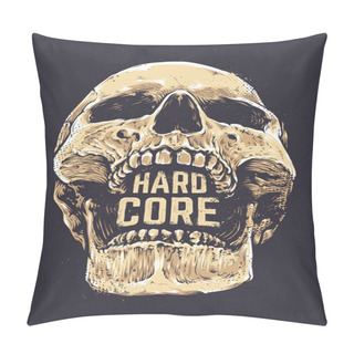 Personality  Hard Core Skull Pillow Covers