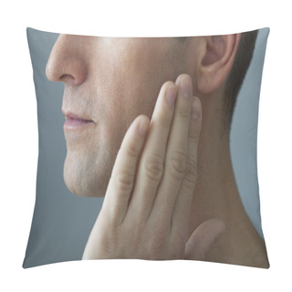Personality  MAN WITH TOOTHACHE Pillow Covers