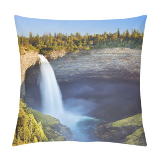 Personality  Helmcken Falls In Wells Gray Provincial Park, British Columbia, Canada Pillow Covers