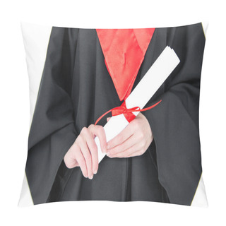 Personality  Student Holding Diploma  Pillow Covers