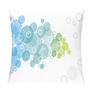 Personality  Abstract Design With Circles Pillow Covers
