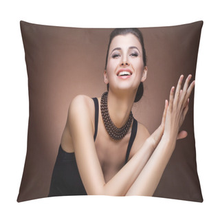 Personality  Woman In Exclusive Jewelry Pillow Covers