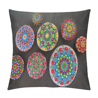 Personality  Beautiful Hand Painted Mandalas Pillow Covers