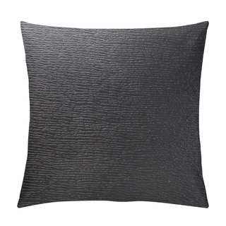 Personality  Black Leather Texture Pillow Covers