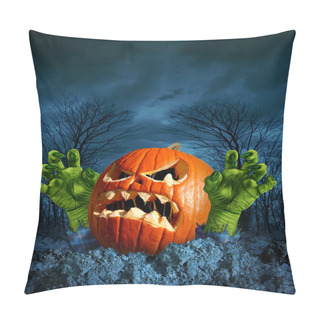 Personality  Zombie Pumpkin Pillow Covers