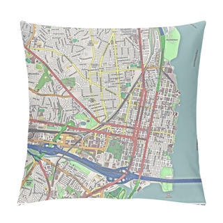 Personality  Alexandria Virginia Aerial View Pillow Covers