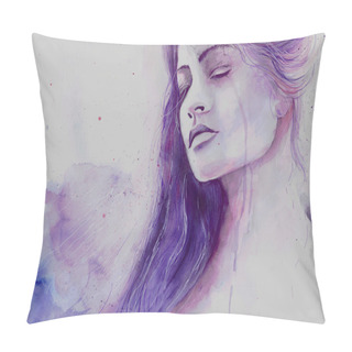 Personality  Woman Crying Pillow Covers