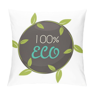 Personality  Hundred Percent Eco Label Pillow Covers