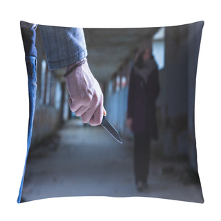 Personality  Criminal With Knife Pillow Covers