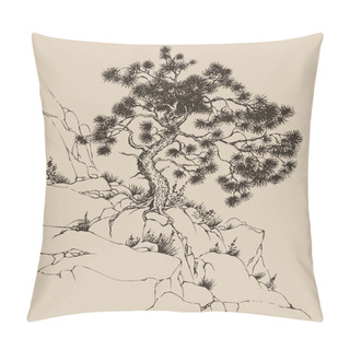 Personality Pine On The Rock Pillow Covers