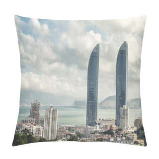 Personality  Xiamen Shimao Strait Buildings Pillow Covers
