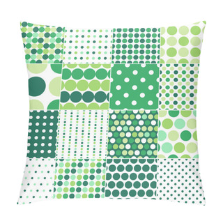 Personality  Seamless Polka Dots Print Pillow Covers