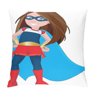 Personality  Super Hero Girl Pillow Covers