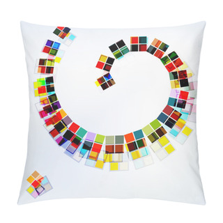 Personality  Abstract Background With Spirals Pillow Covers