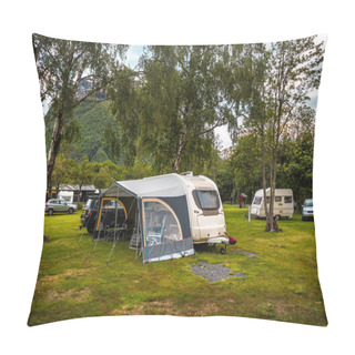 Personality  Cozy Camping For Campers In Norway Pillow Covers