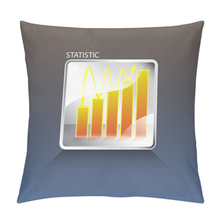 Personality  Vector Business Chart Vector Illustration  Pillow Covers