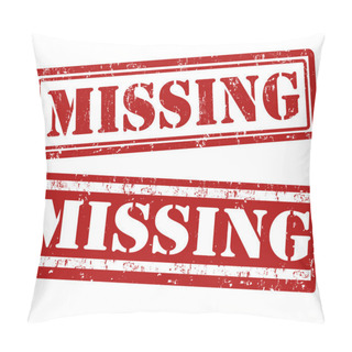 Personality  Missing Stamps Pillow Covers