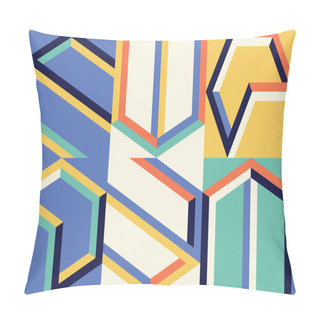 Personality  Geometric Abstract Vector Simple Elements Made With A Beautiful Color Palette. Geometrical Pattern Composition Background, Ready To Use In Web Design, Business Card, Invitation, Poster, Fashion Print. Pillow Covers