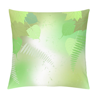Personality  Leaf, Autumn - Vector Background Pillow Covers