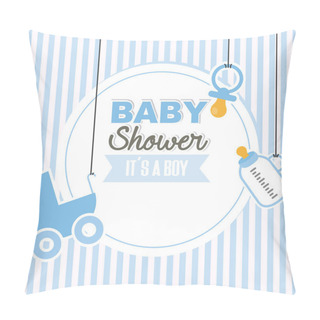 Personality  Baby Shower Boy Pillow Covers