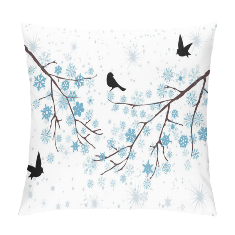 Personality  Snow Branches pillow covers
