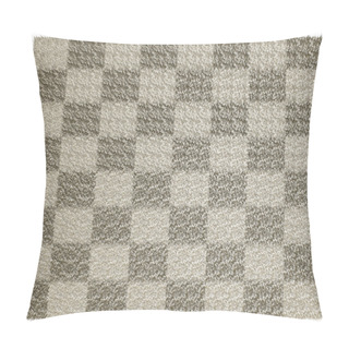 Personality  Wool Blanket In The Checkered Pillow Covers