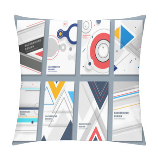 Personality  Geometric Background, Templates  Pillow Covers