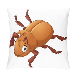 Personality  Beetle With Sharp Horn Pillow Covers