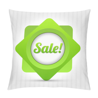 Personality  Green Vector Label - Sale! Pillow Covers