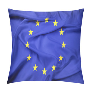 Personality  Waving EU Flag Pillow Covers