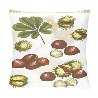 Personality  Chestnut Color Pillow Covers