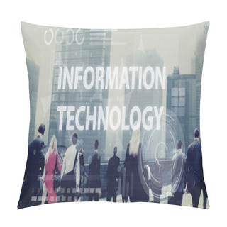 Personality  Business People And Information Technology Concept Pillow Covers