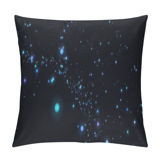 Personality  Composition Of Scorpio Star Sign Over Starry Night Sky. Horoscope And Zodiac Sign Concept Digitally Generated Image. Pillow Covers