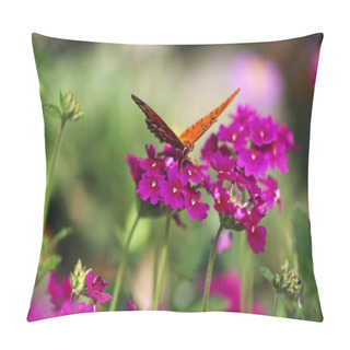 Personality  Butterfly On Flower Blossoms Pillow Covers