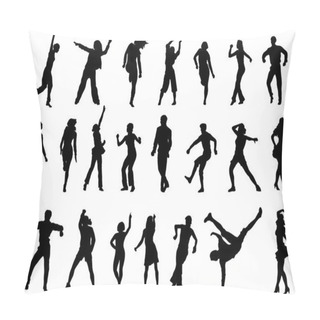 Personality  Dancing In Action Vector Pillow Covers