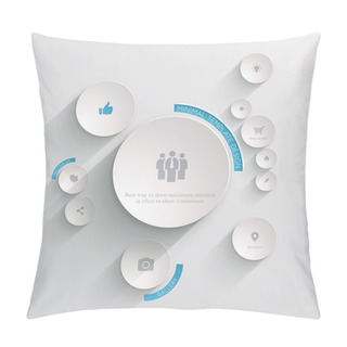 Personality  Minimal Web Template Pillow Covers